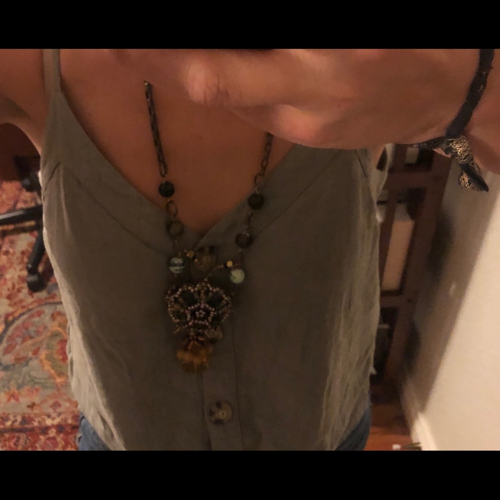 Boho Long Anthropologie Necklace